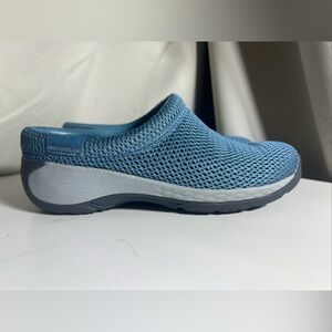 Merrell Encore Q2 Clogs Loafers Shoes Women's 7 Blue Heaven Mesh Casual Slip On